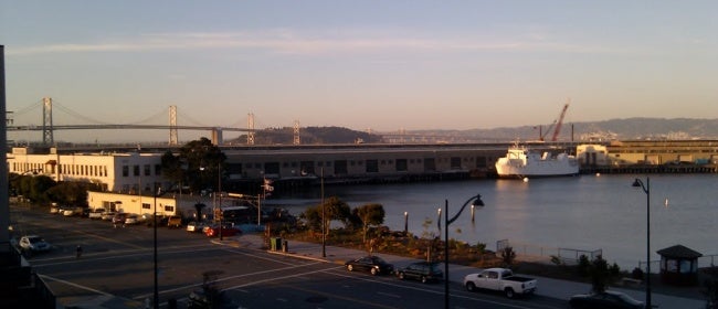 View of Bay Bridge from Mission Bay